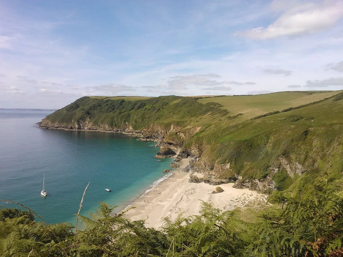 Lantic Bay beach, Cornwall