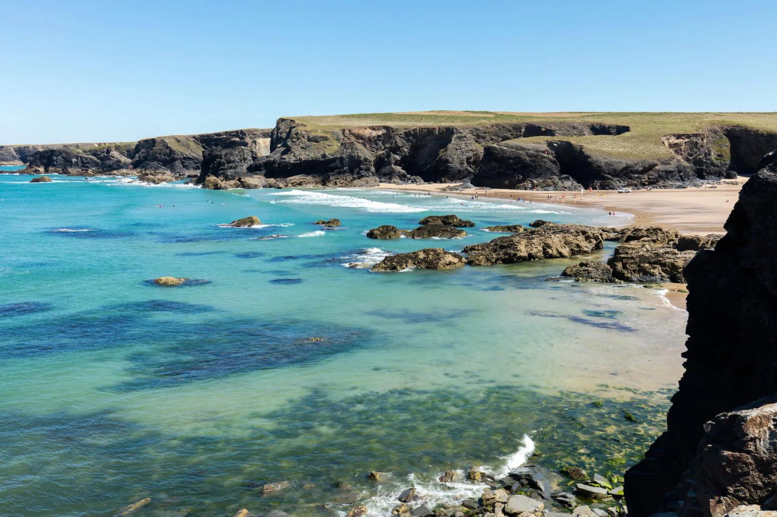 Porthcothan Bay Beach beach, Cornwall