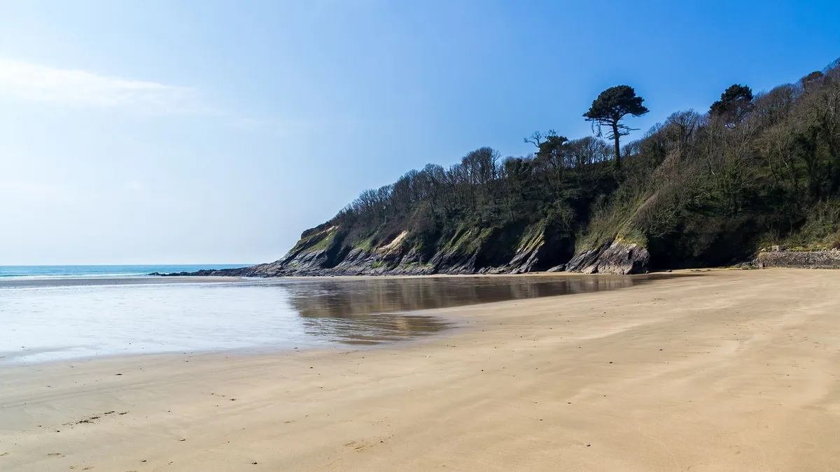 Porthluney Bay beach, Cornwall