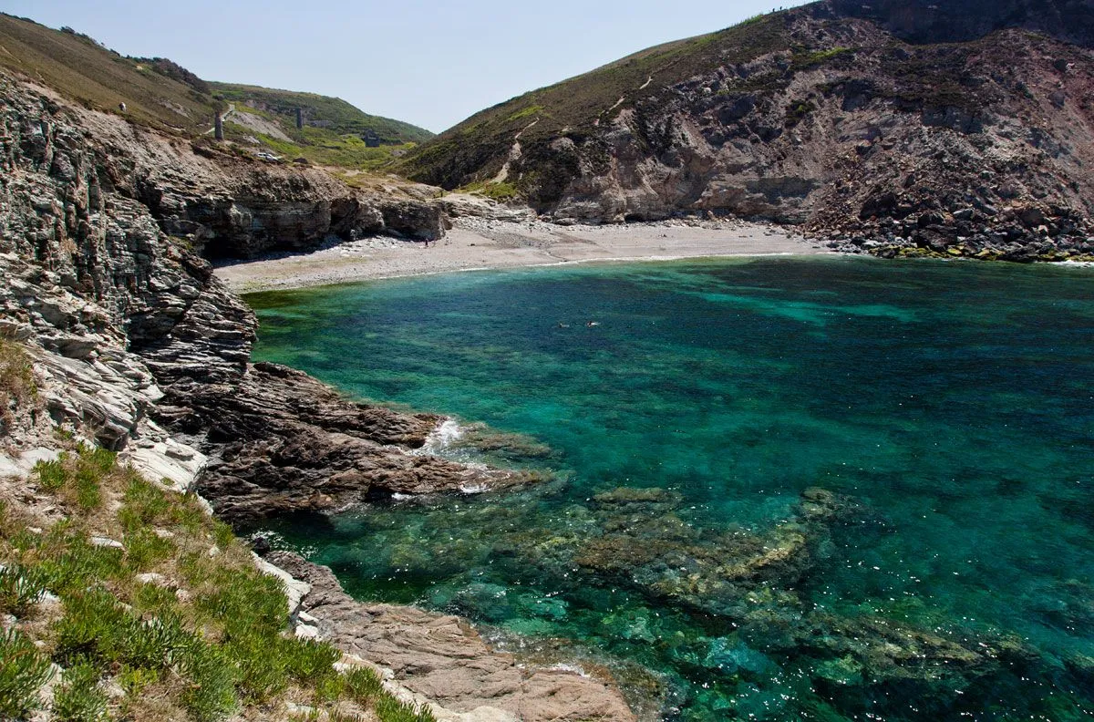 Trevellas Cove beach, Cornwall