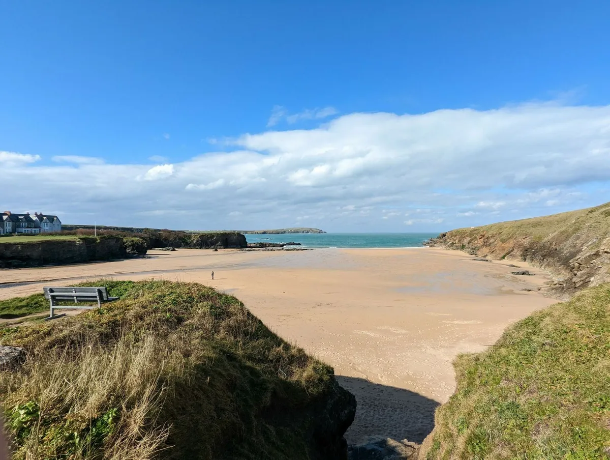 Trevone Bay beach, Cornwall