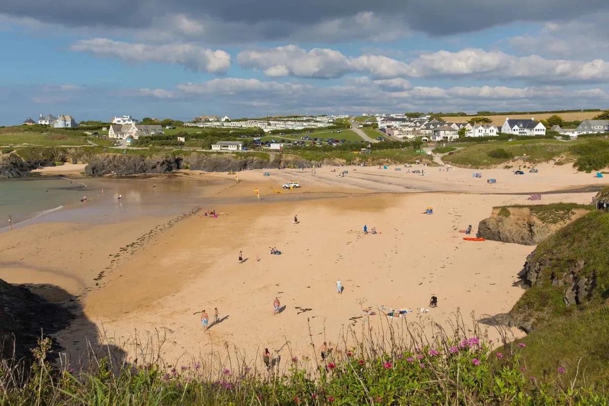 Treyarnon Bay beach, Cornwall