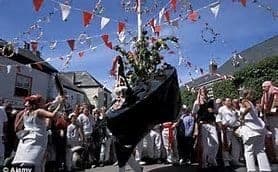 Image result for padstow obby oss